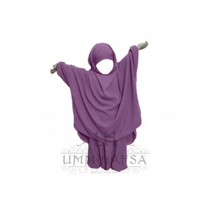 Jilbeb fillette Umm Hafsa Mauve