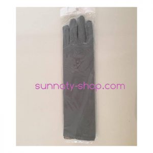 Gants à fleur opaque Gris
