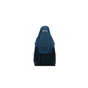 Sitar Niqab 3 voiles Umm Hafsa Bleu marine