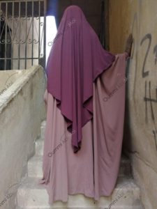 Maxi Khimar Bint.a bois de rose