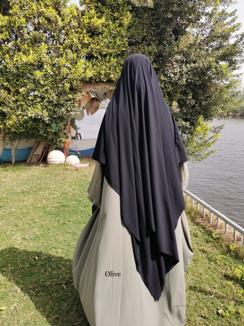 Abaya bubble Oummi abi moi olive