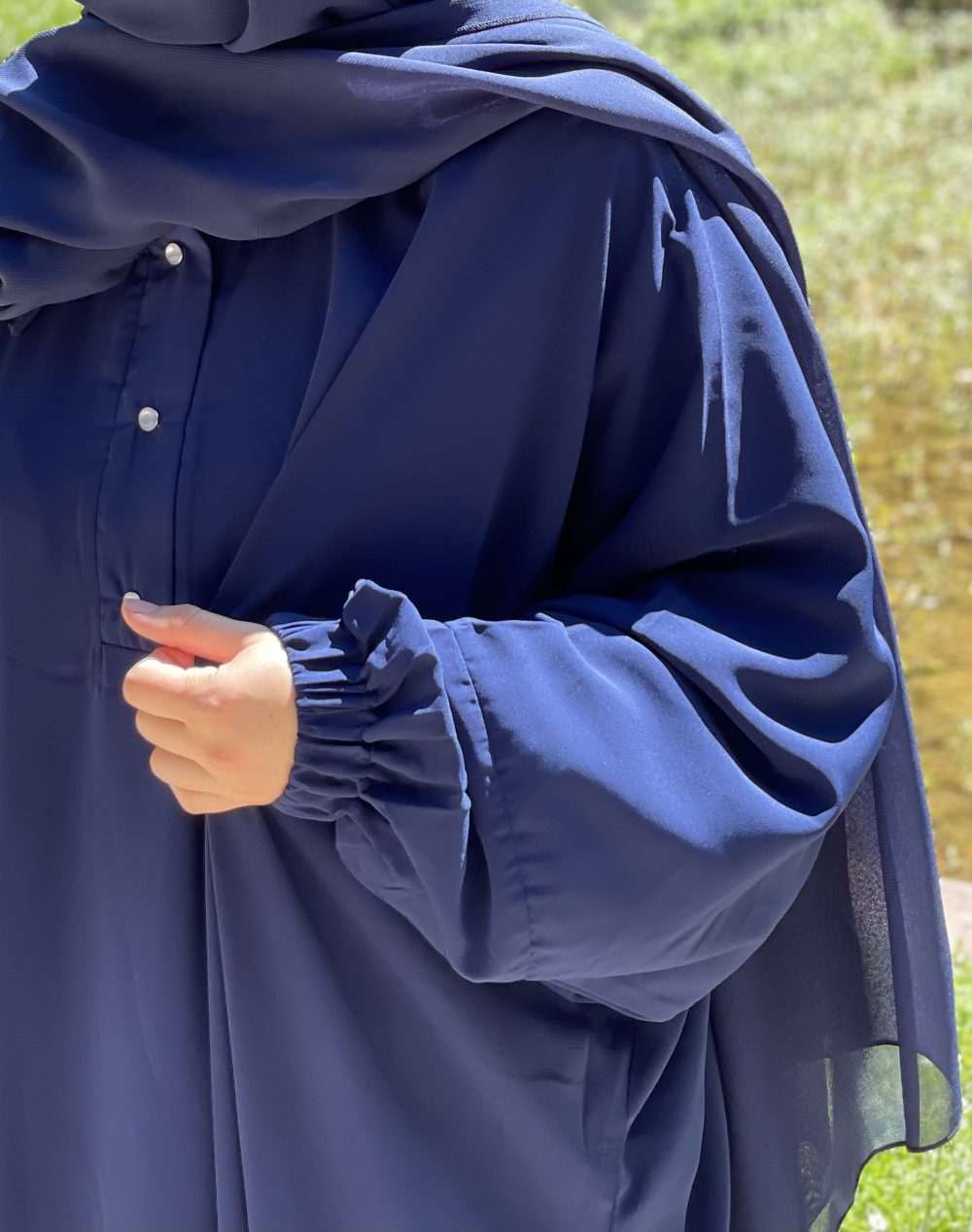 Abaya soumaya oversize as modesty bleu marine