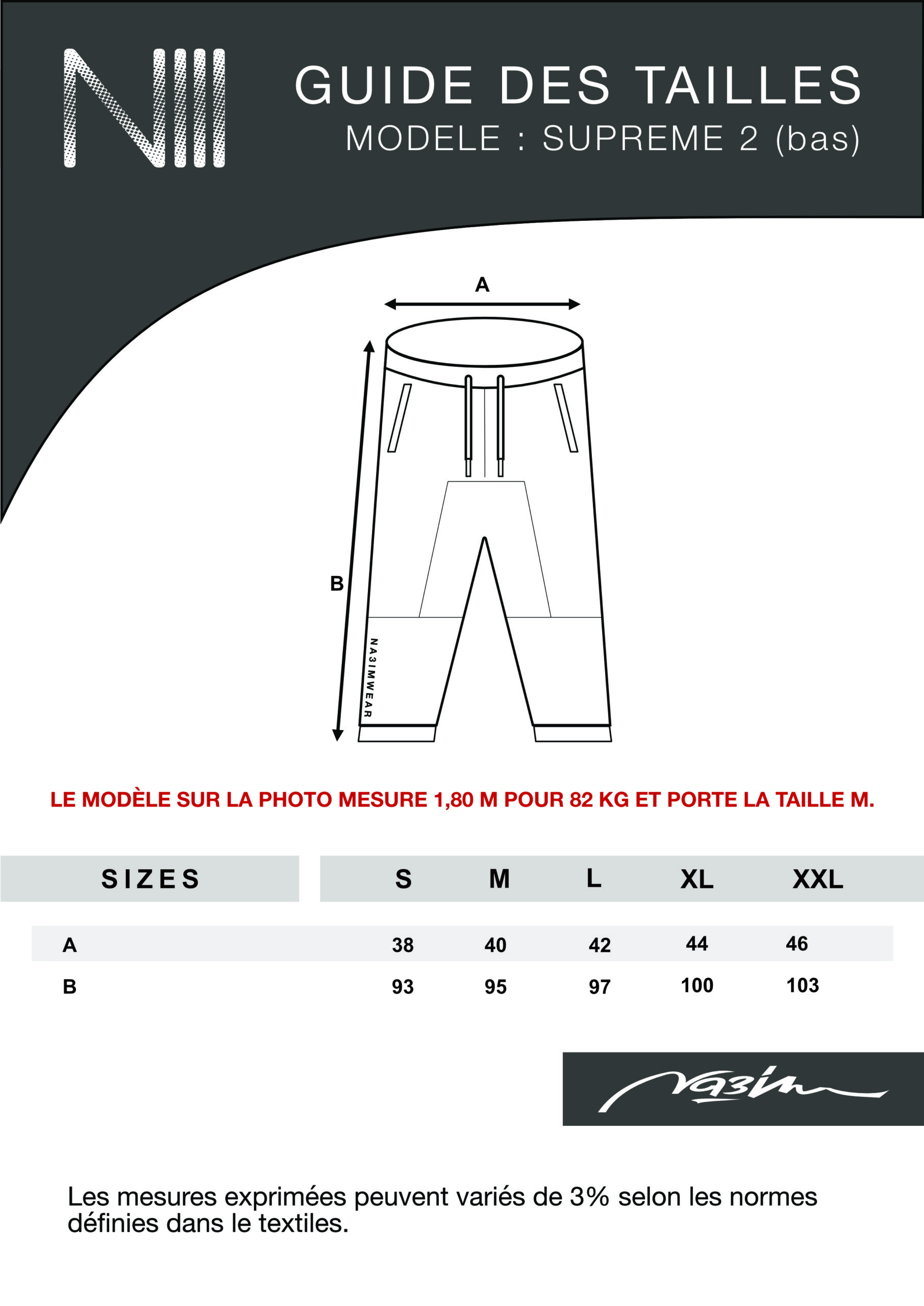 Short de bain Clyde large et long Na3im