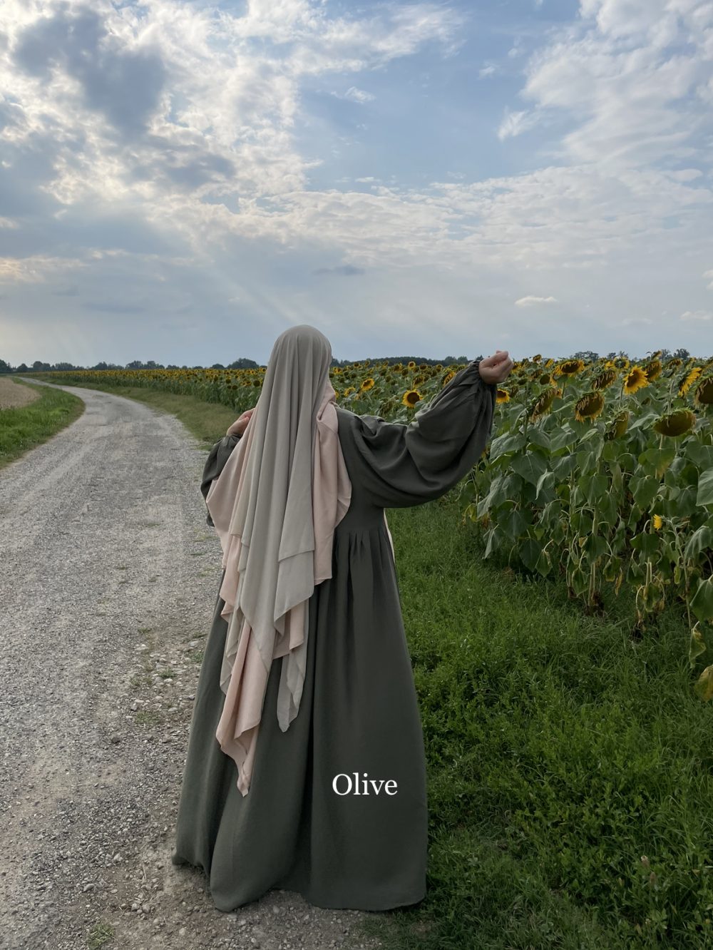abaya russia olive dar al iman al mouslimate