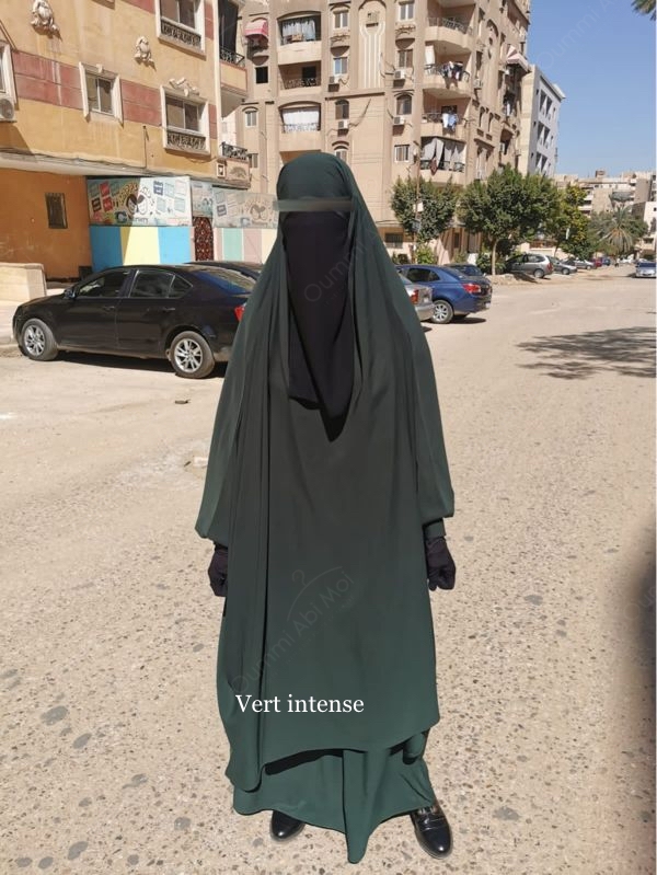 Jilbab 2p OAM Vert intense