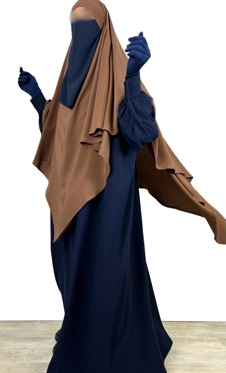 abaya à manches bint.a tissu caviary