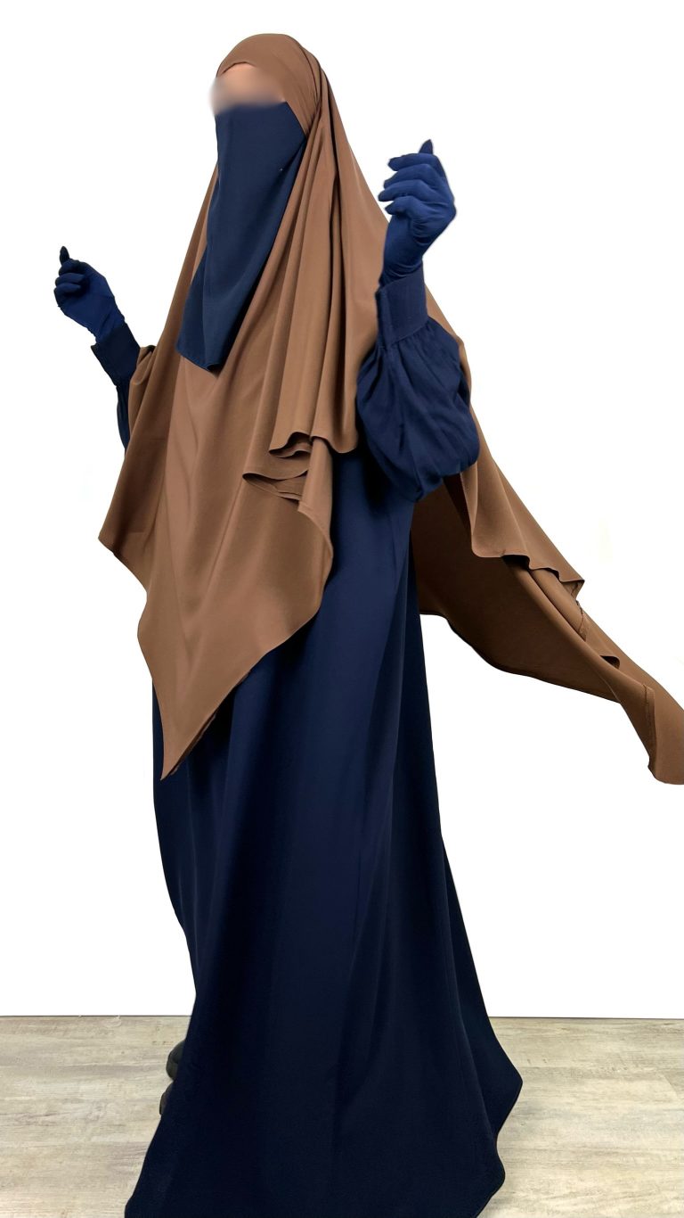 abaya à manches bint.a tissu caviary