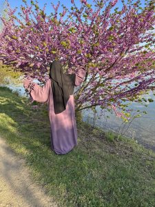 abaya mariam alnysa Lavande