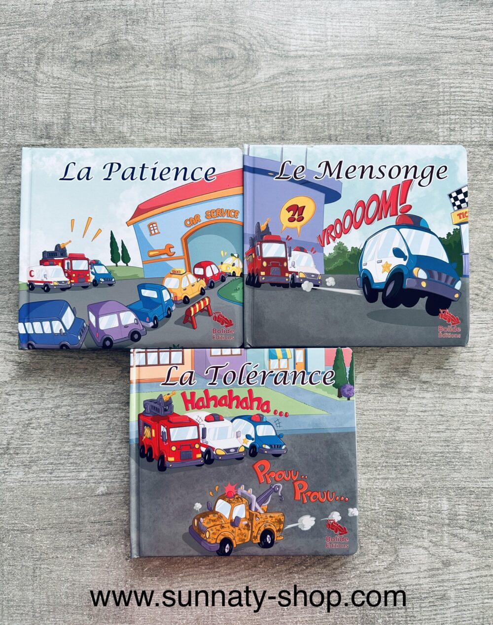 Pack 3 livres Bolide éditions