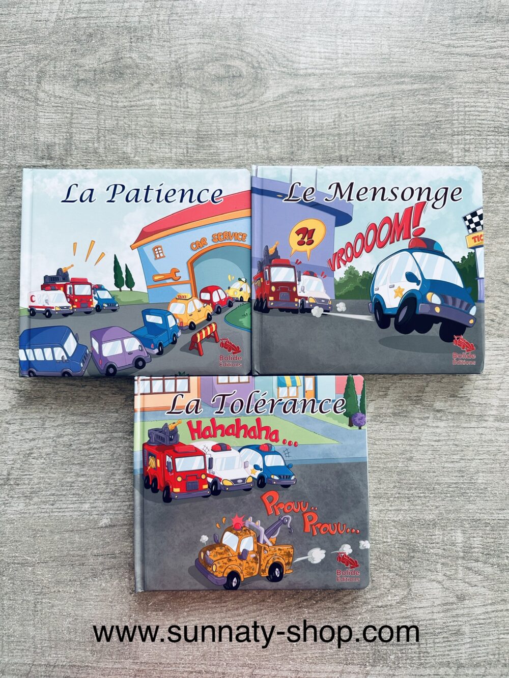 Pack 3 livres Bolide éditions