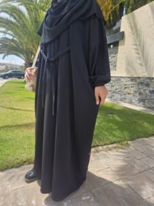 Abaya Georgia Mademoiselle Soutra Noir