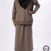 Ensemble Ibn Adam fillette taupe